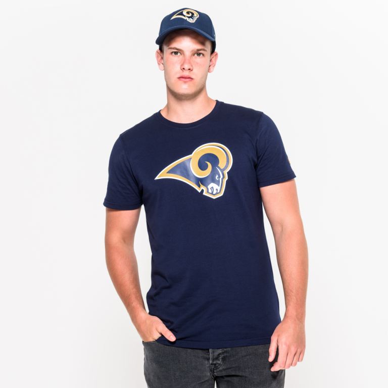 Ropa New Era Nfl Azules - Los Angeles Rams Team Logo Tee 16370DGUT